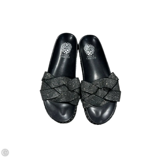 Sandals Flats By Vince Camuto In Black, Size: 9