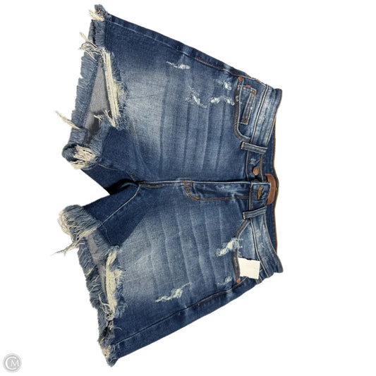 Shorts By Judy Blue In Blue Denim, Size: L