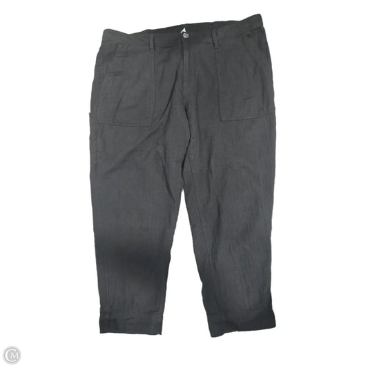 Pants Linen By Old Navy In Black, Size: 18