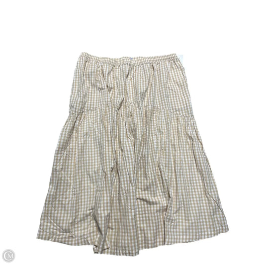 Skirt Maxi By Old Navy In Plaid Pattern, Size: 3x