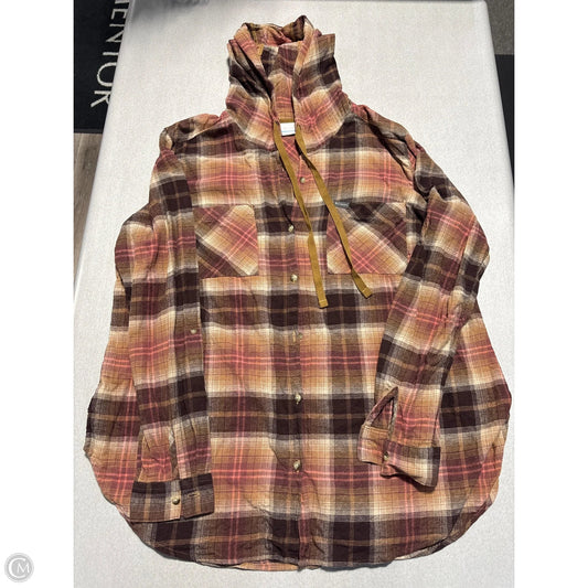 Top Long Sleeve By Columbia In Plaid Pattern, Size: Xxl