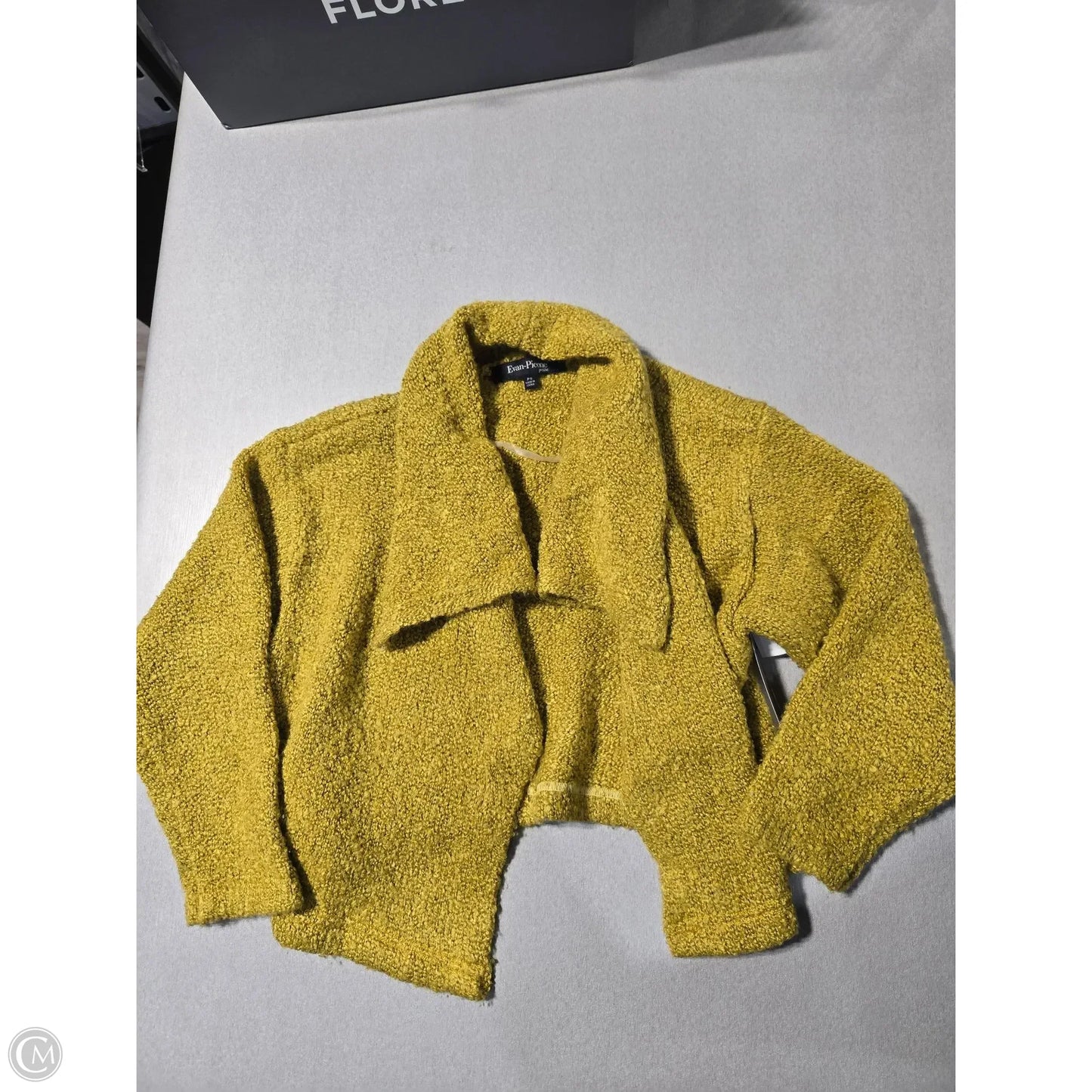 Cardigan By Evan-picone In Yellow, Size: Sp