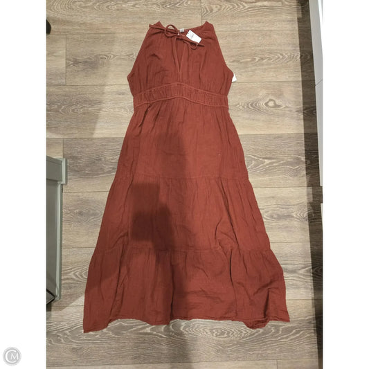 Dress Casual Maxi By Old Navy In Brown, Size: L