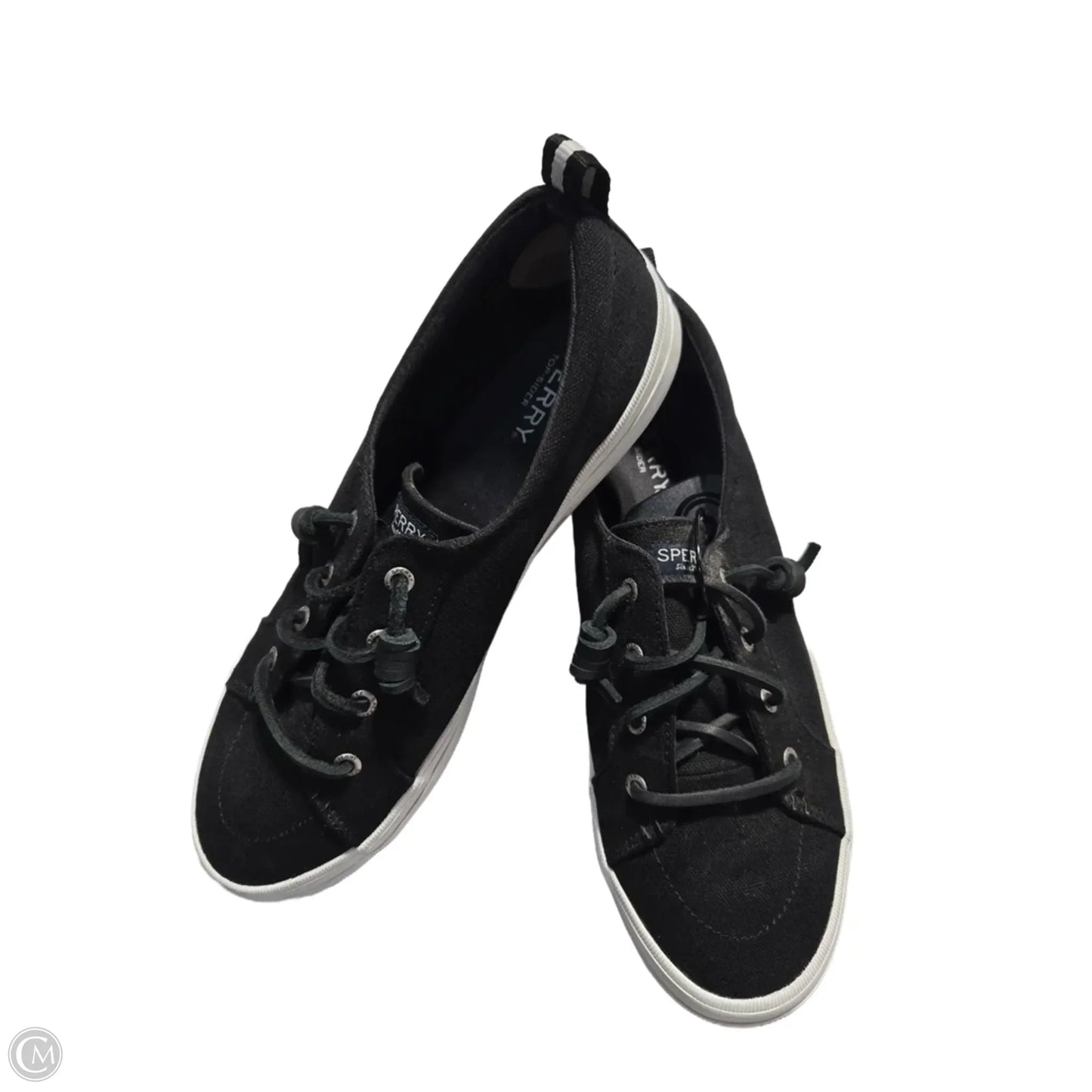 Shoes Sneakers By Sperry In Black, Size: 9.5