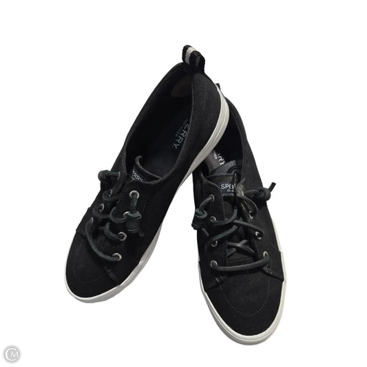 Shoes Sneakers By Sperry In Black, Size: 9.5