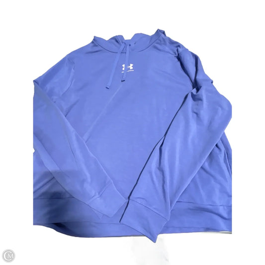 Sweatshirt Hoodie By Under Armour In Purple, Size: Xxl