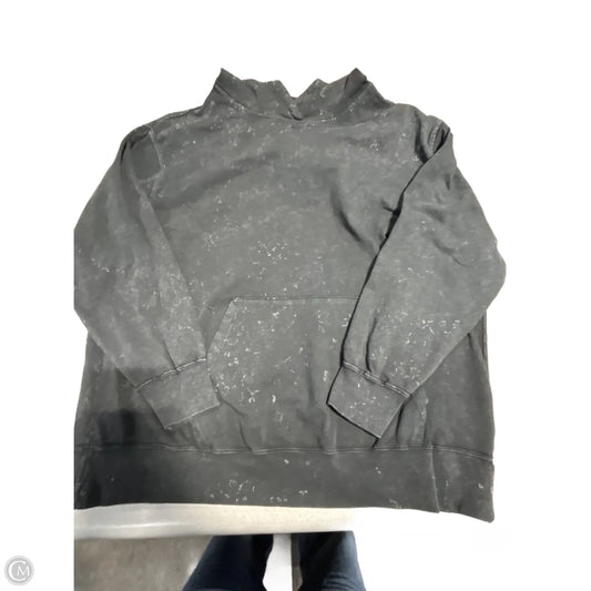 Sweatshirt Hoodie By Nike In Grey, Size: 1x