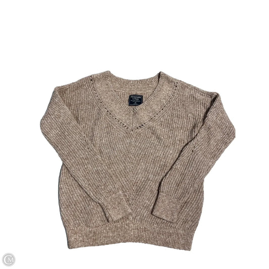 Sweater By Abercrombie And Fitch In Tan, Size: Xs