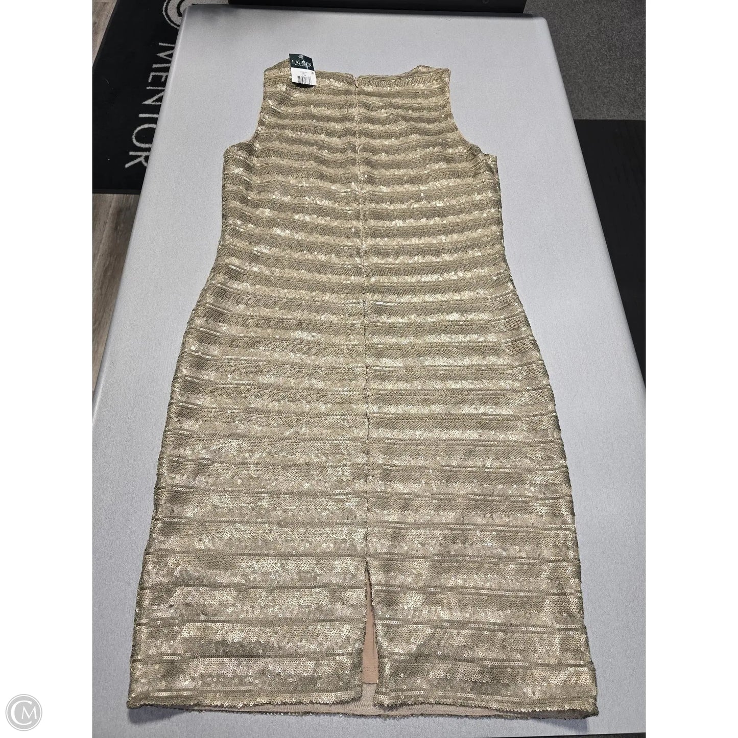 Dress Casual Short By Lauren By Ralph Lauren In Gold, Size: L