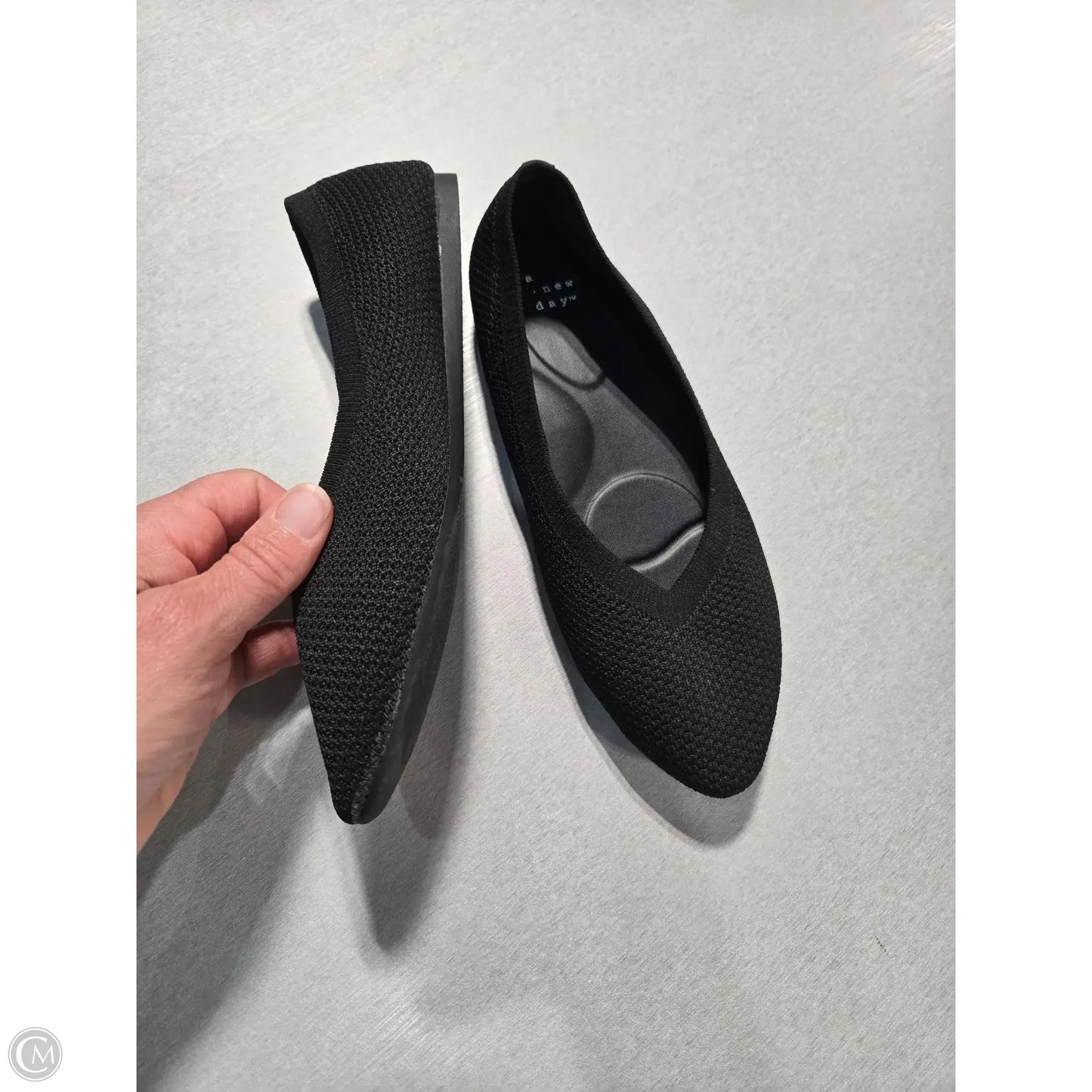 Shoes Flats By A New Day In Black, Size: 7.5