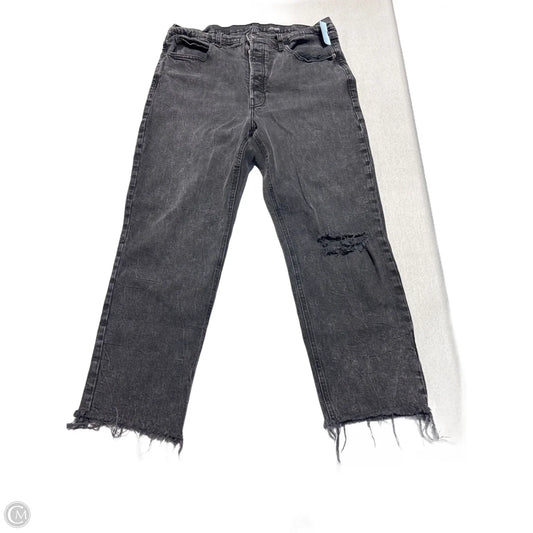 Jeans Straight By Old Navy In Black, Size: 16