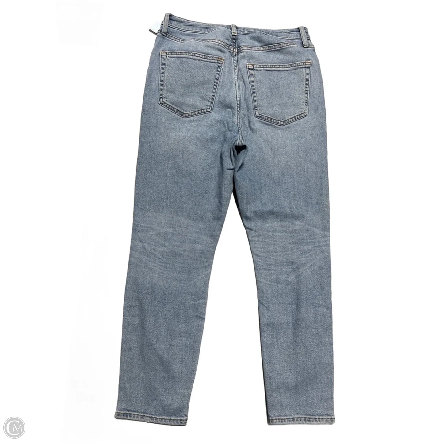 Jeans Straight By Forever 21 In Blue Denim, Size: 10