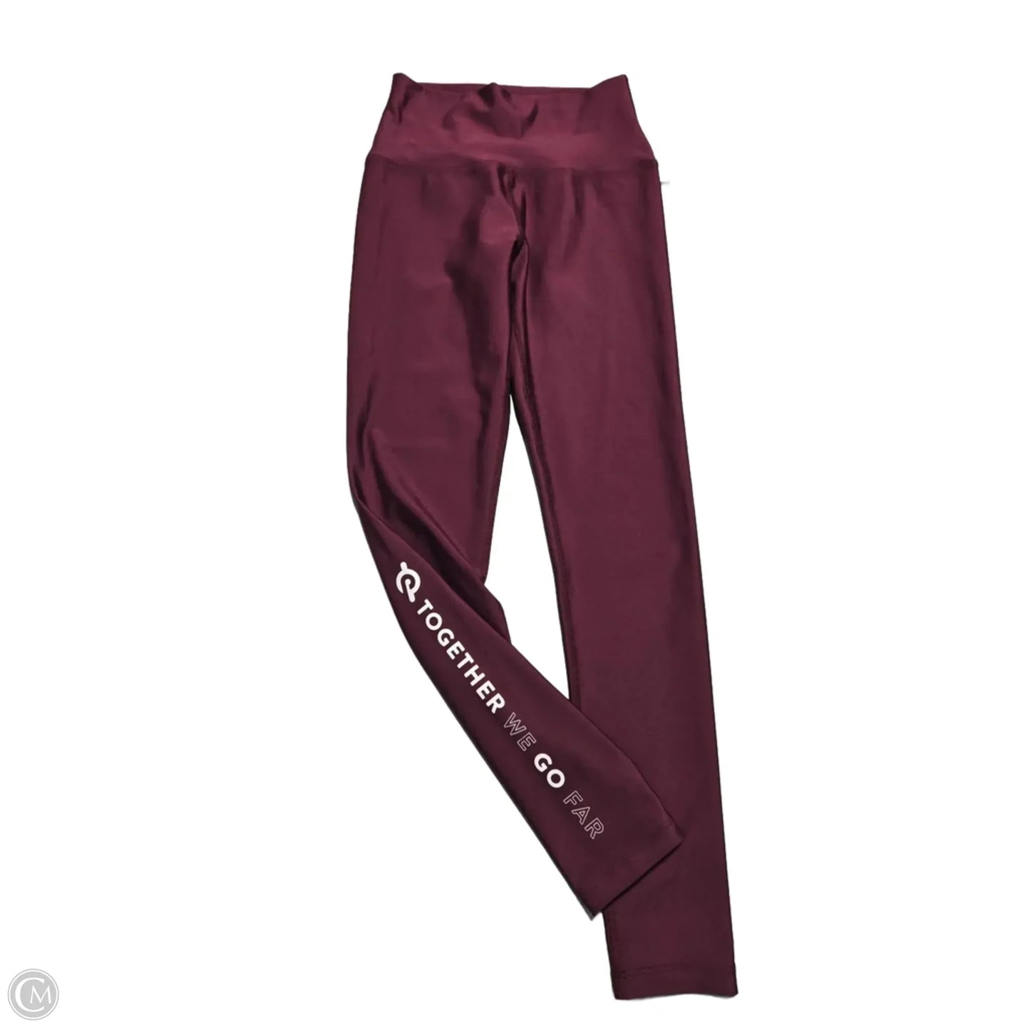 Athletic Leggings By Peloton In Maroon, Size: S