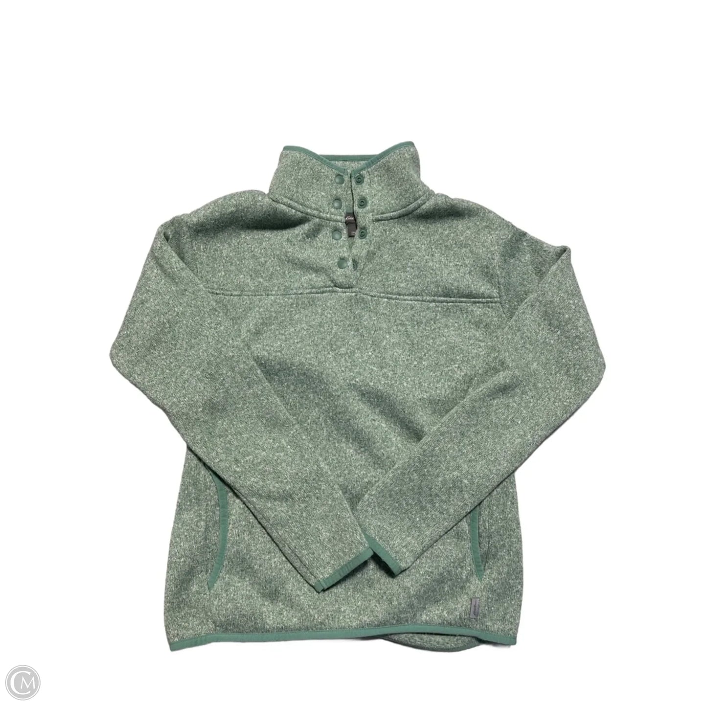 Top Long Sleeve By Eddie Bauer In Green, Size: Xs