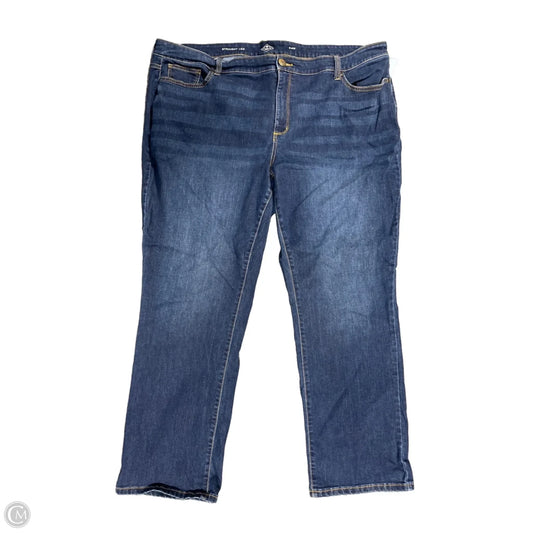 Jeans Straight By St Johns Bay In Blue Denim, Size: 24