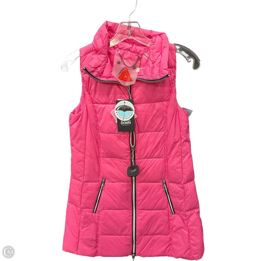 Vest Puffer & Quilted By Cma In Pink, Size: Xs