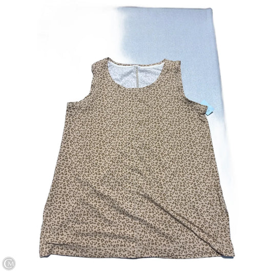 Tank Top By New Directions In Animal Print, Size: Xl