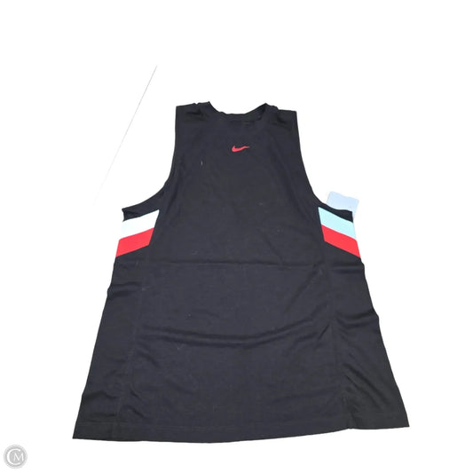 Athletic Tank Top By Nike In Black, Size: S