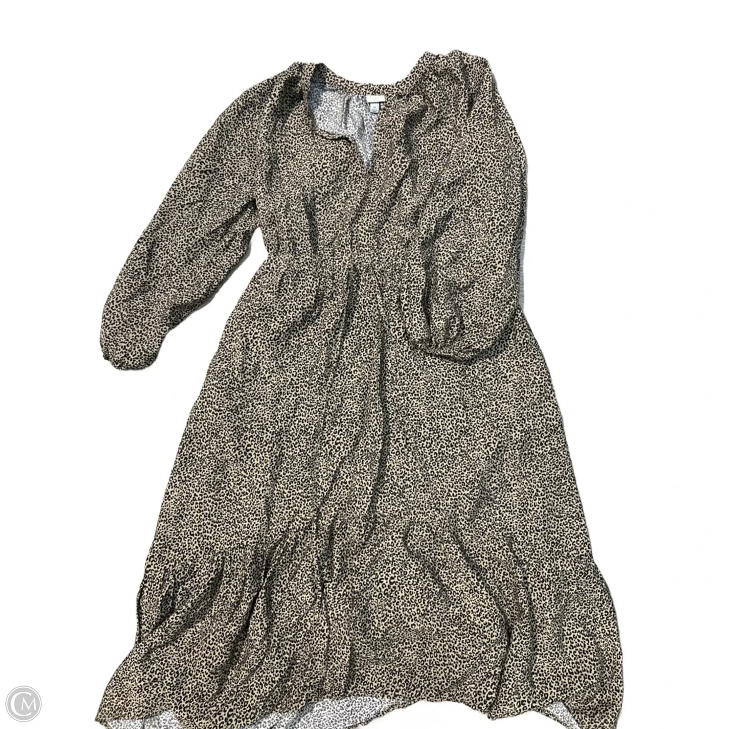 Dress Casual Maxi By A New Day In Animal Print, Size: Xl