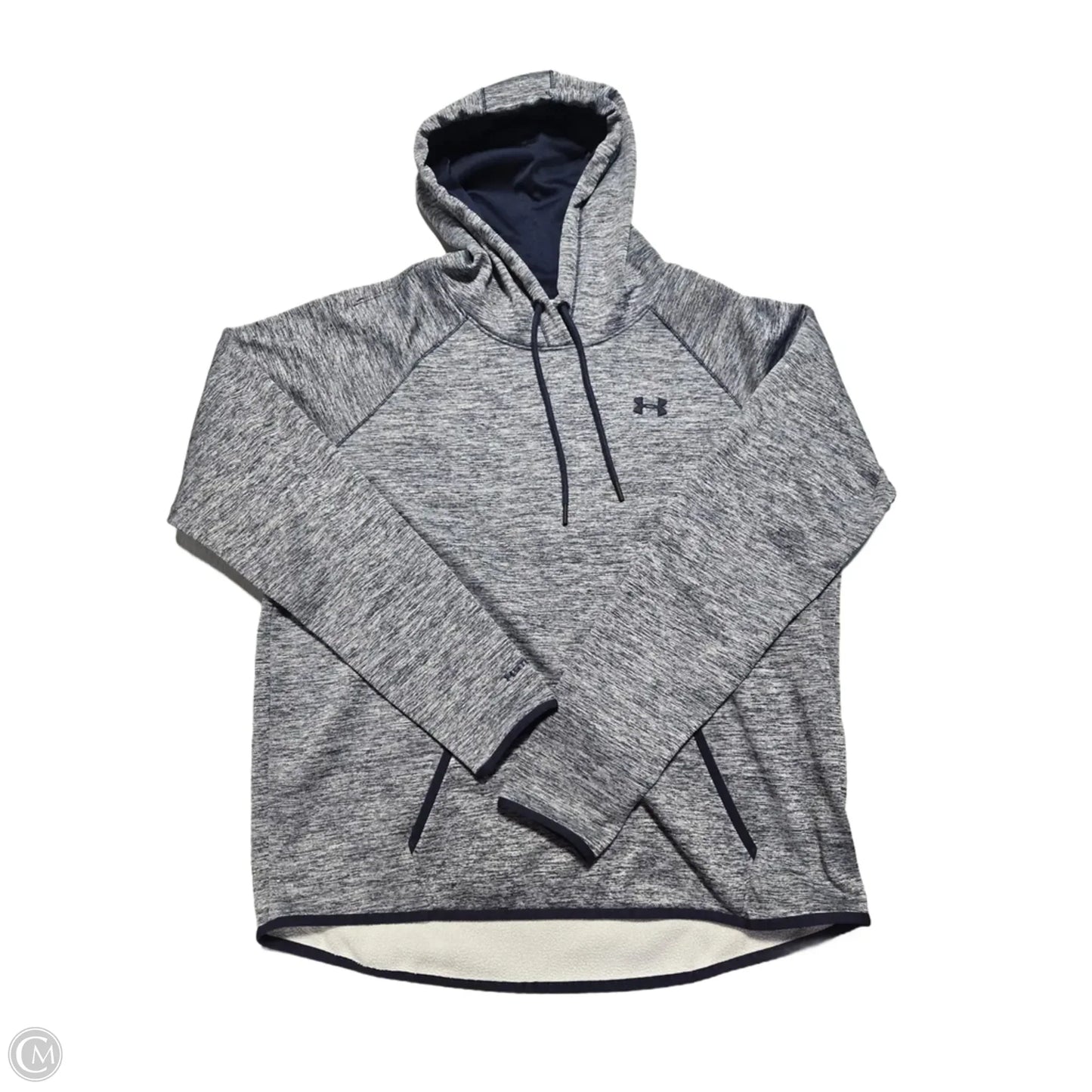 Athletic Sweatshirt Hoodie By Under Armour In Blue, Size: Xl