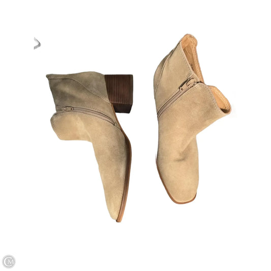 Boots Ankle Flats By Lucky Brand In Tan, Size: 10