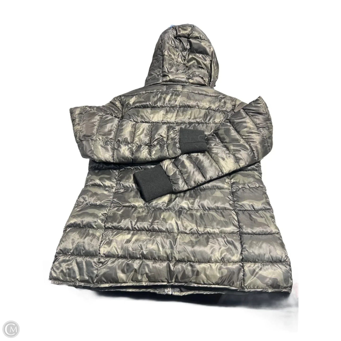 Coat Puffer & Quilted By Charlie B In Camouflage Print, Size: S