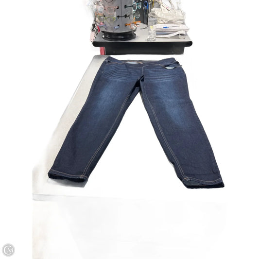 Jeans Straight By Maurices In Blue Denim, Size: 20