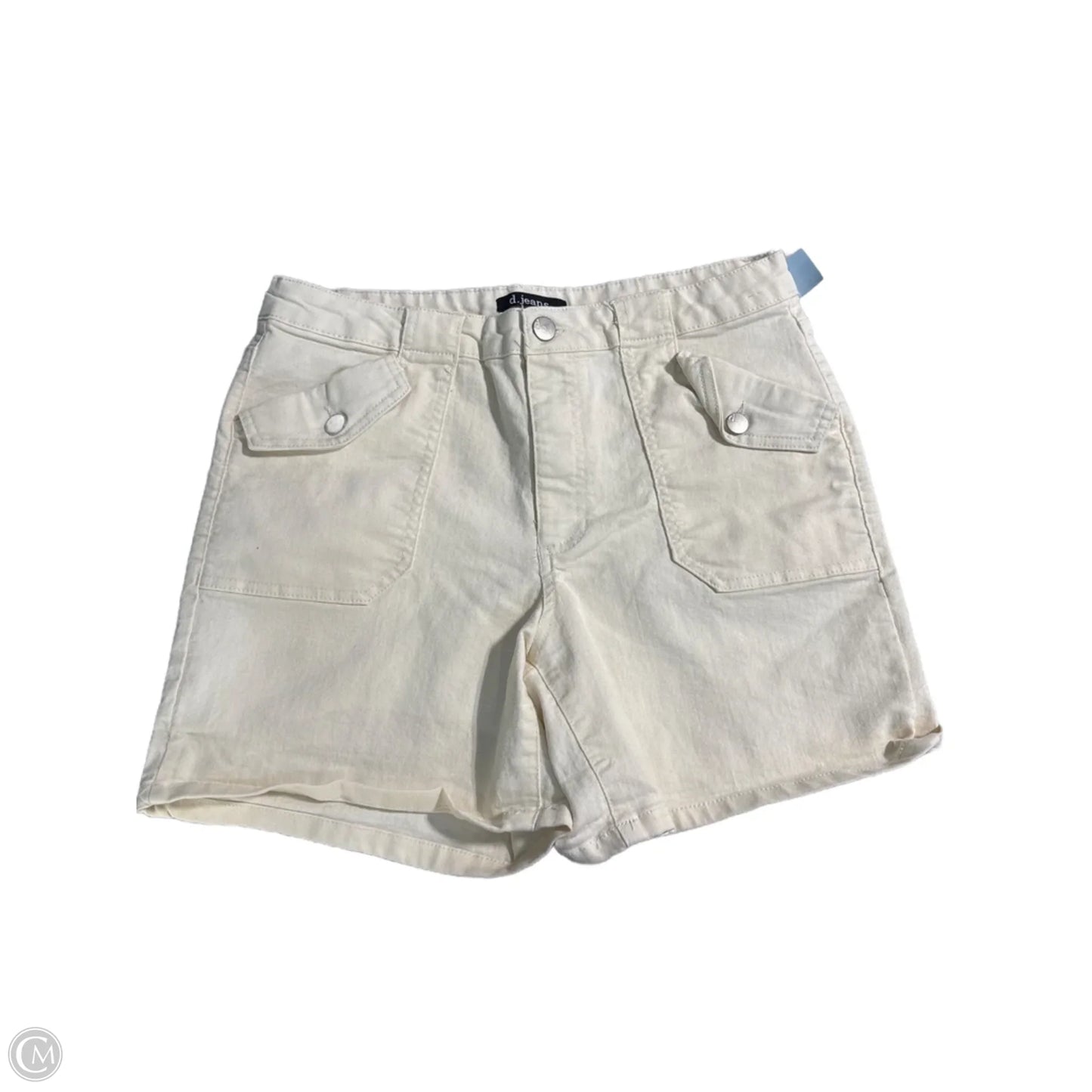 Shorts By D Jeans In Cream, Size: 12