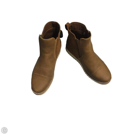 Boots Ankle Flats By Sonoma In Tan, Size: 9.5