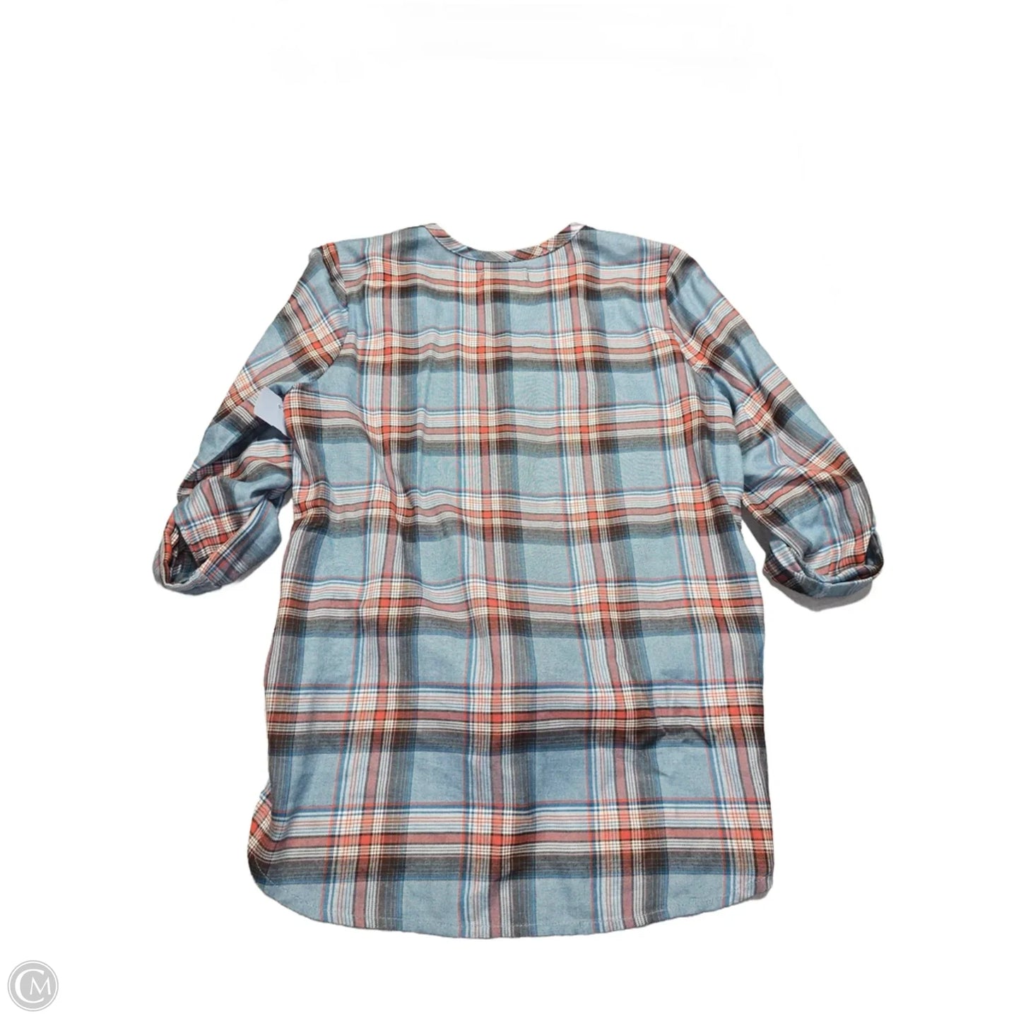 Top Long Sleeve By Karen Kane In Blue, Size: S