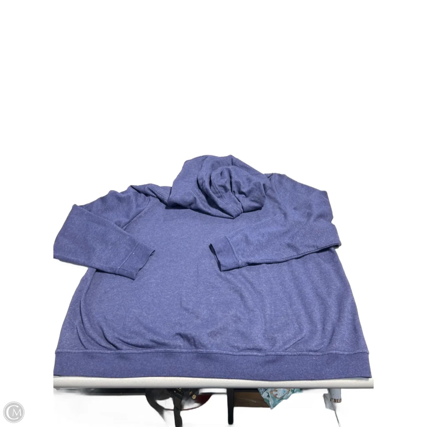 Sweatshirt Hoodie By Nike In Blue, Size: 2x