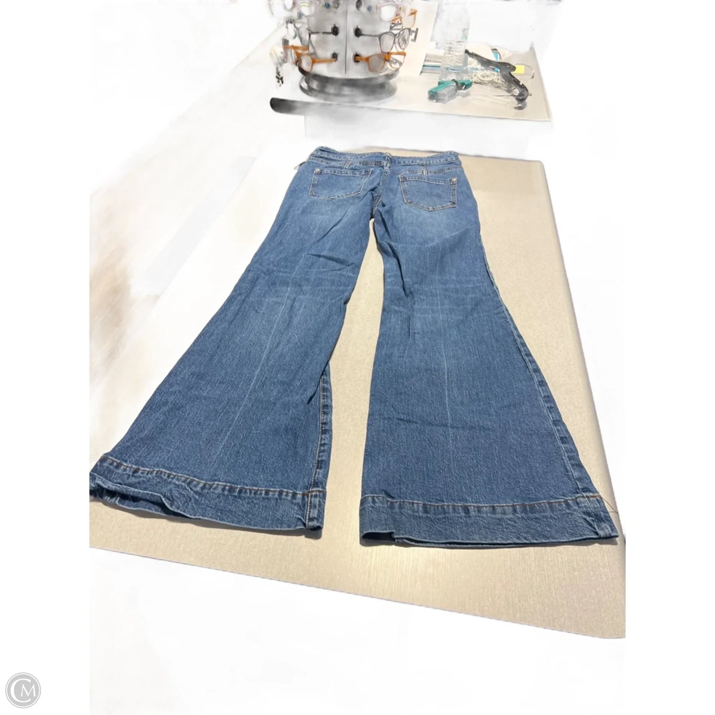 Jeans Wide Leg By Pilcro In Blue Denim, Size: 8