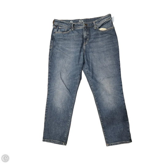 Jeans Straight By Ana In Blue Denim, Size: 12