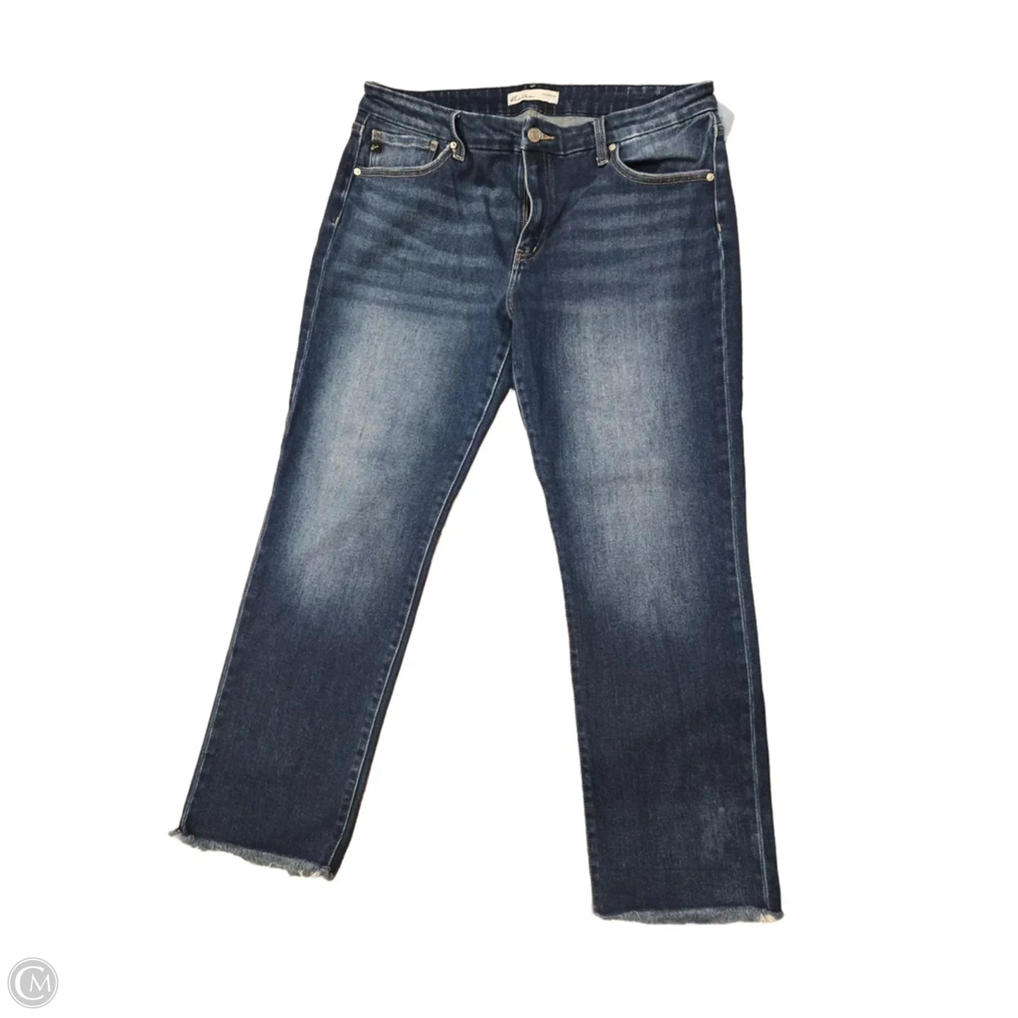 Jeans Boot Cut By Kancan In Blue Denim, Size: 14