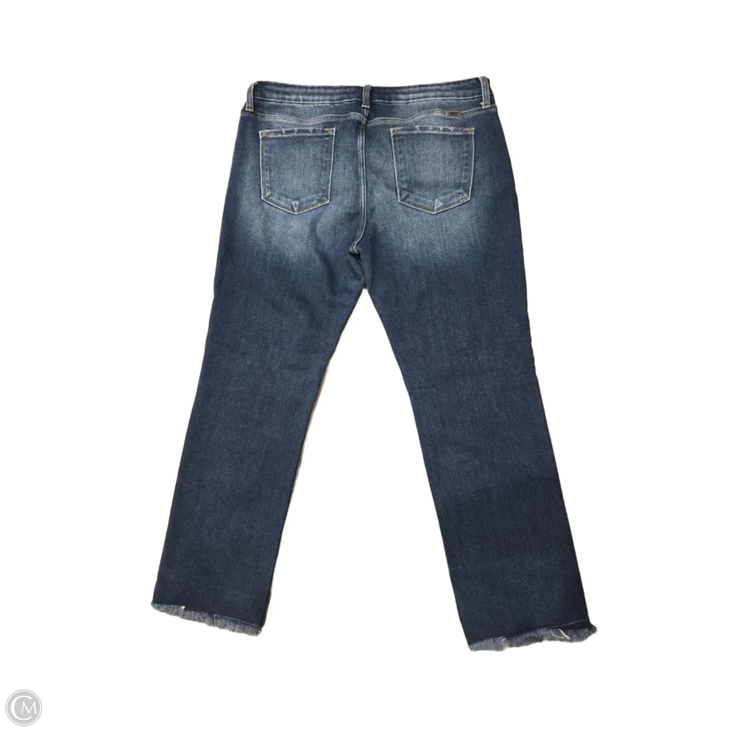 Jeans Boot Cut By Kancan In Blue Denim, Size: 14