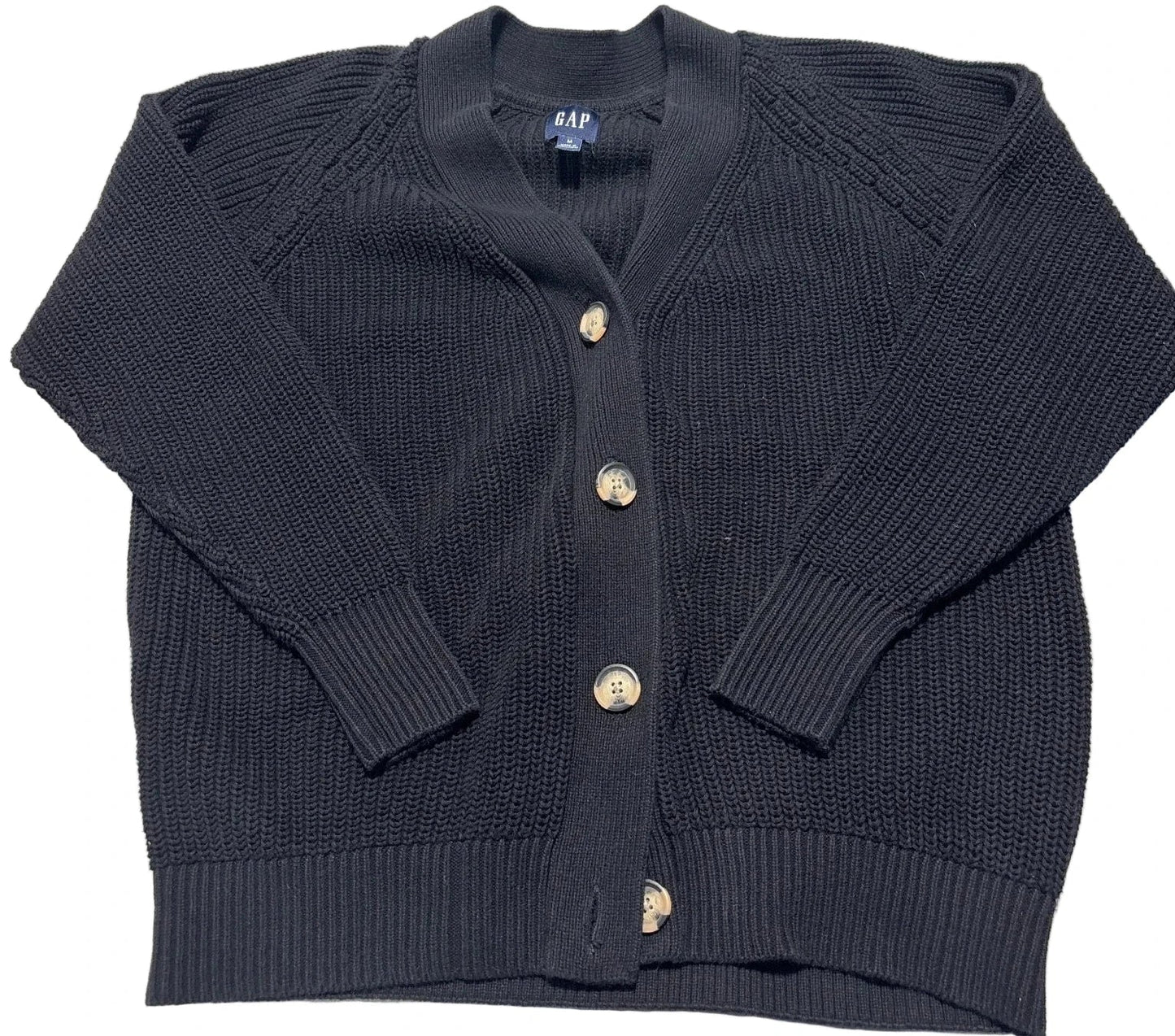 Cardigan By Gap In Black, Size: M