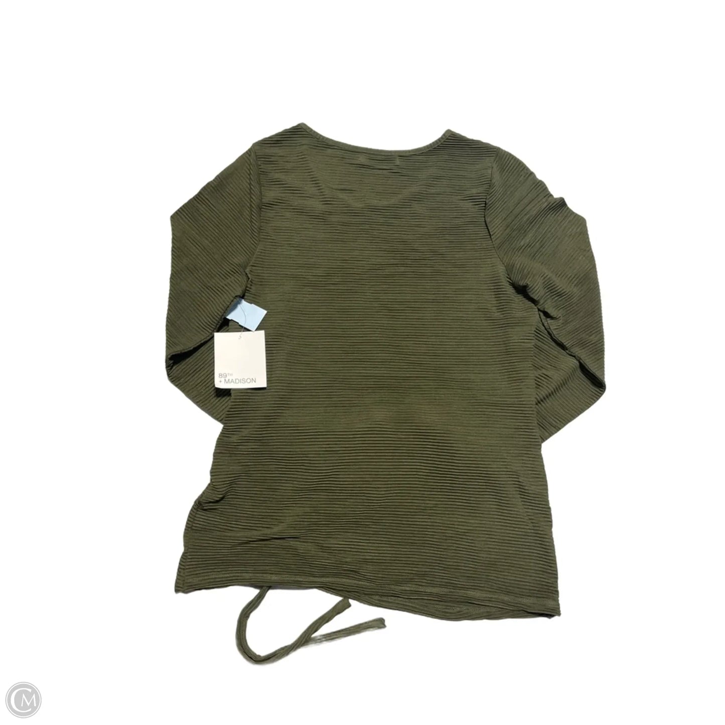 Top Long Sleeve By 89th And Madison In Green, Size: S
