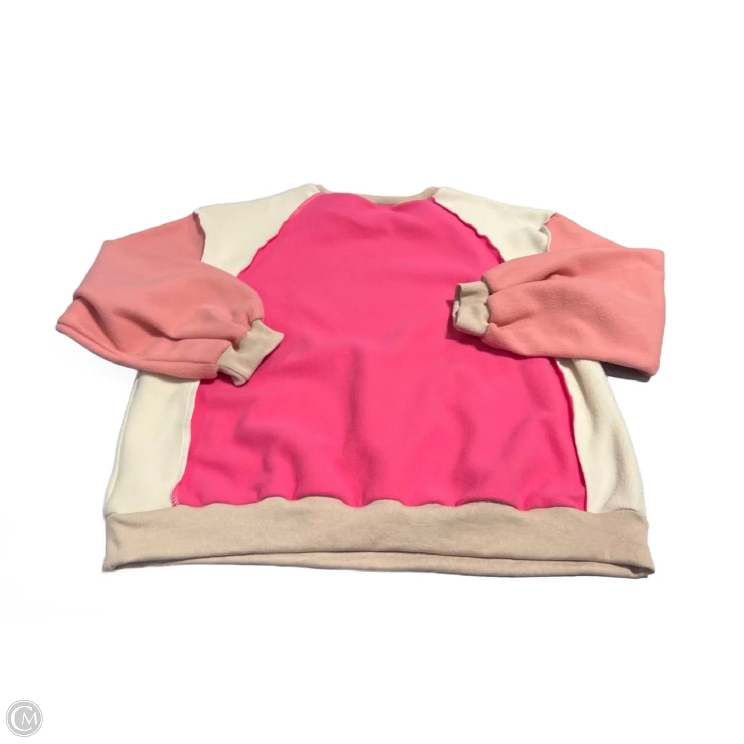 Top Long Sleeve By Shein In Pink, Size: L