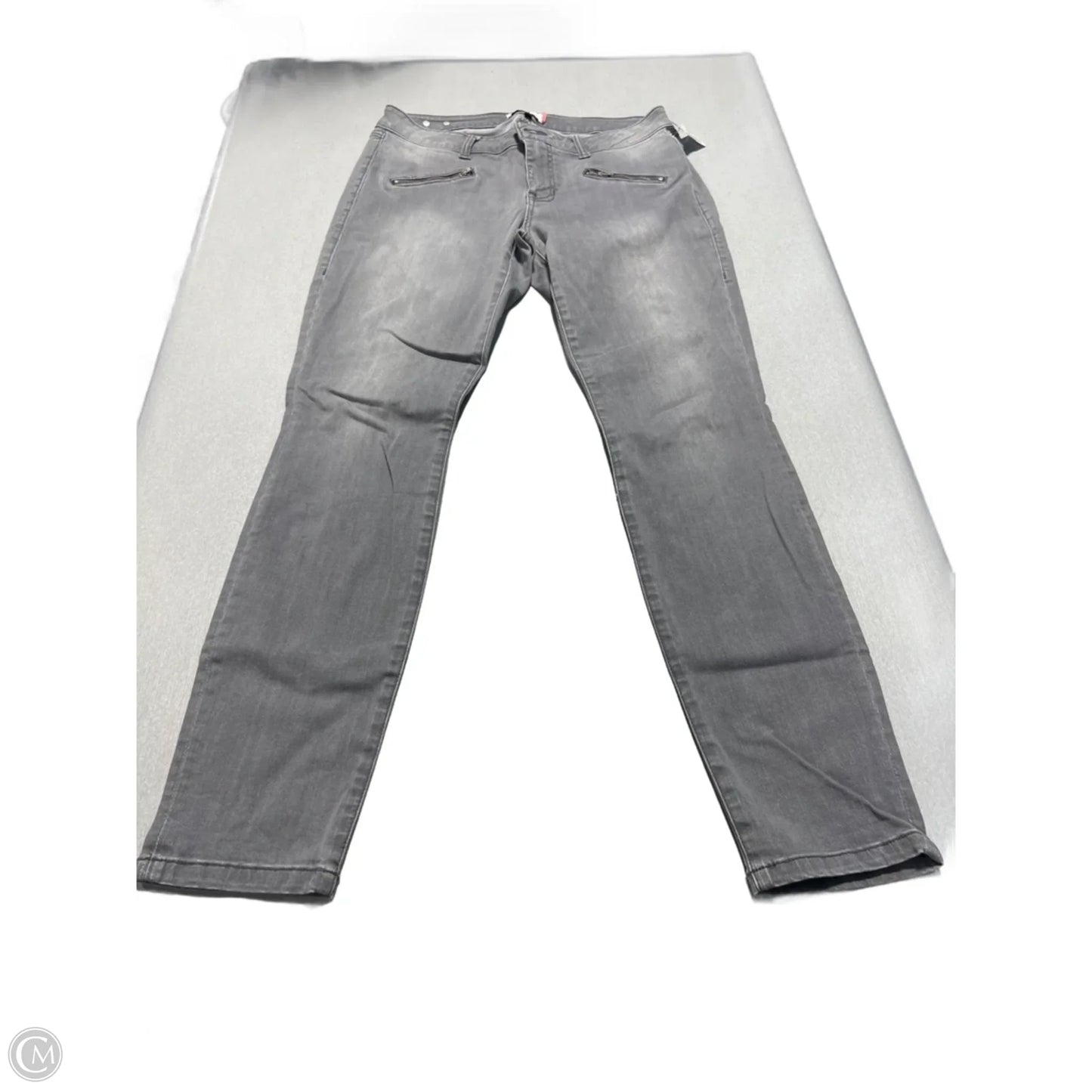 Jeans Straight By Cabi In Grey, Size: 8