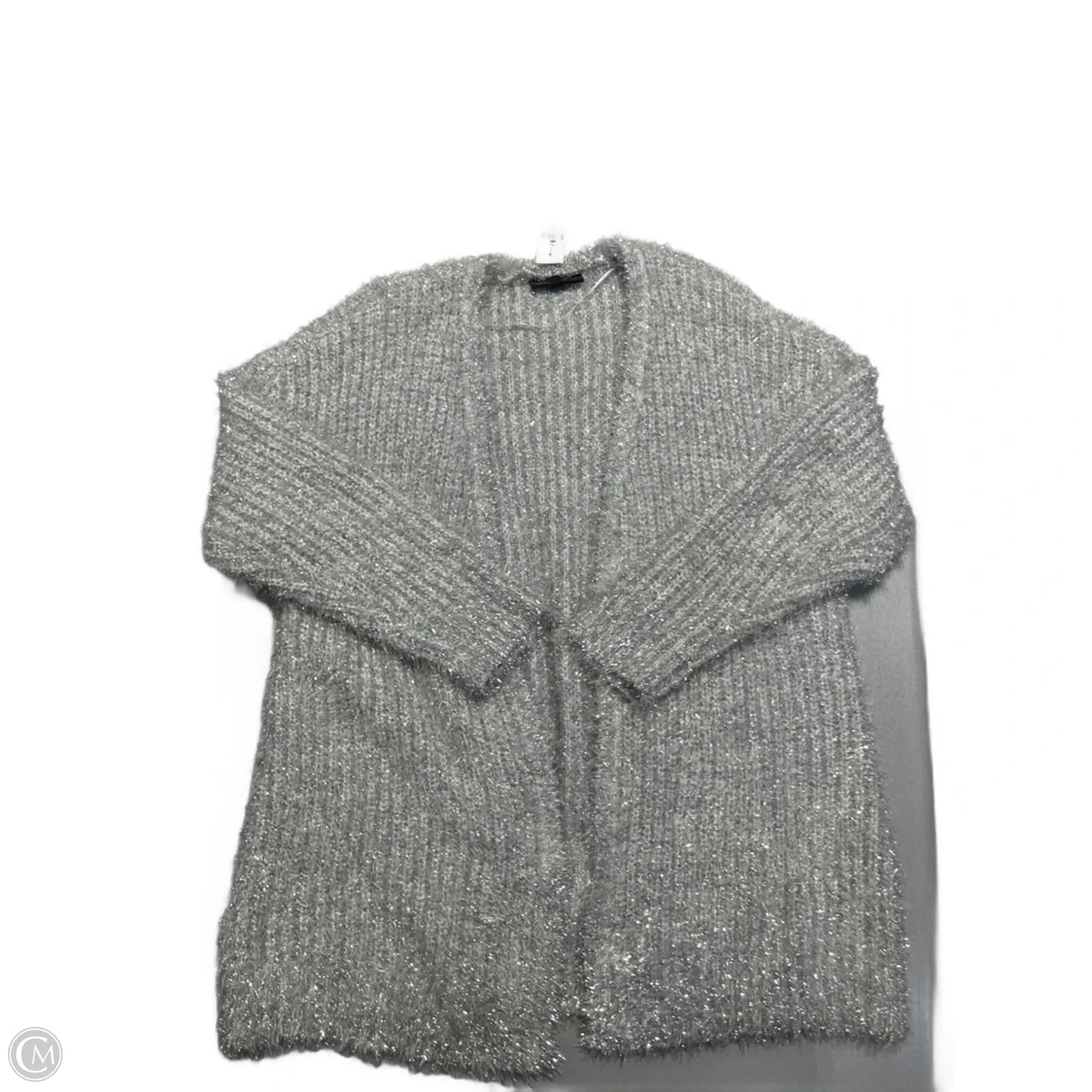 Cardigan By Lane Bryant In Silver, Size: Xxl