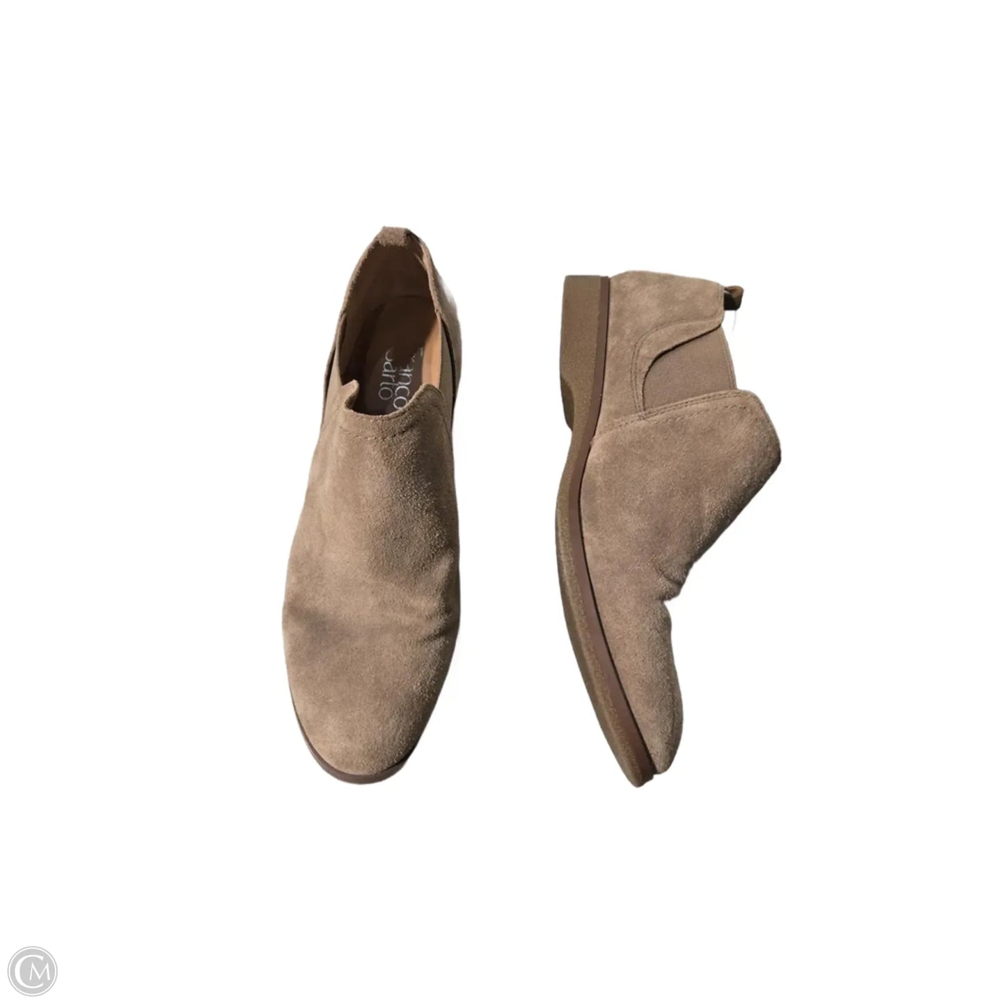 Boots Ankle Flats By Franco Sarto In Tan, Size: 9