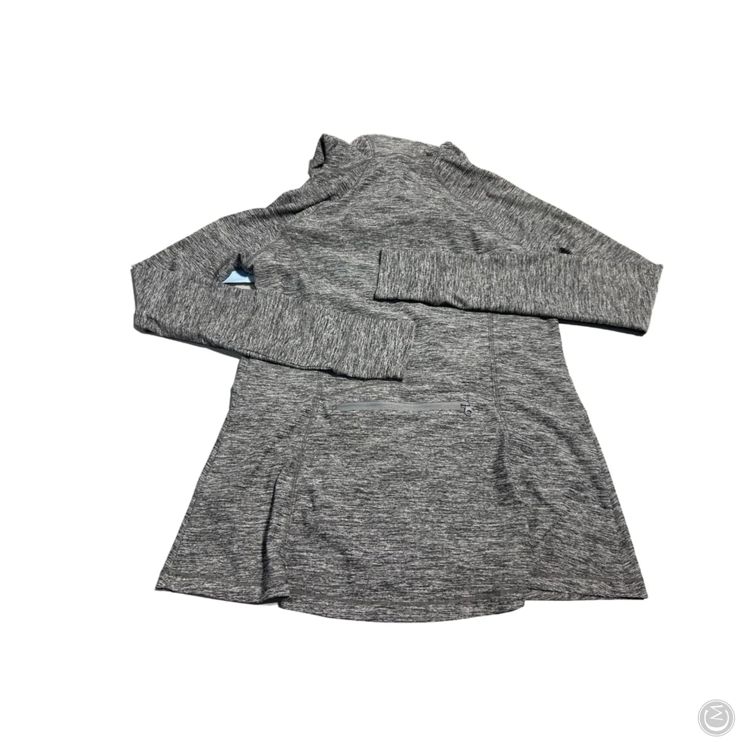 Athletic Jacket By Athleta In Grey, Size: M