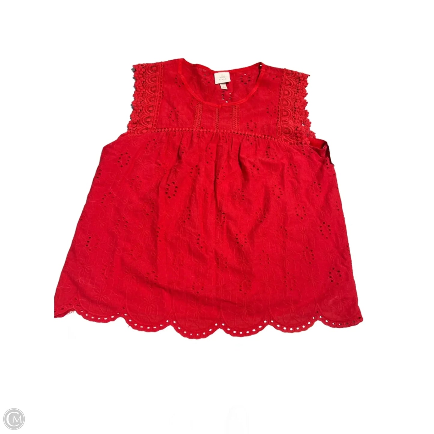 Tank Top By Knox Rose In Red, Size: L