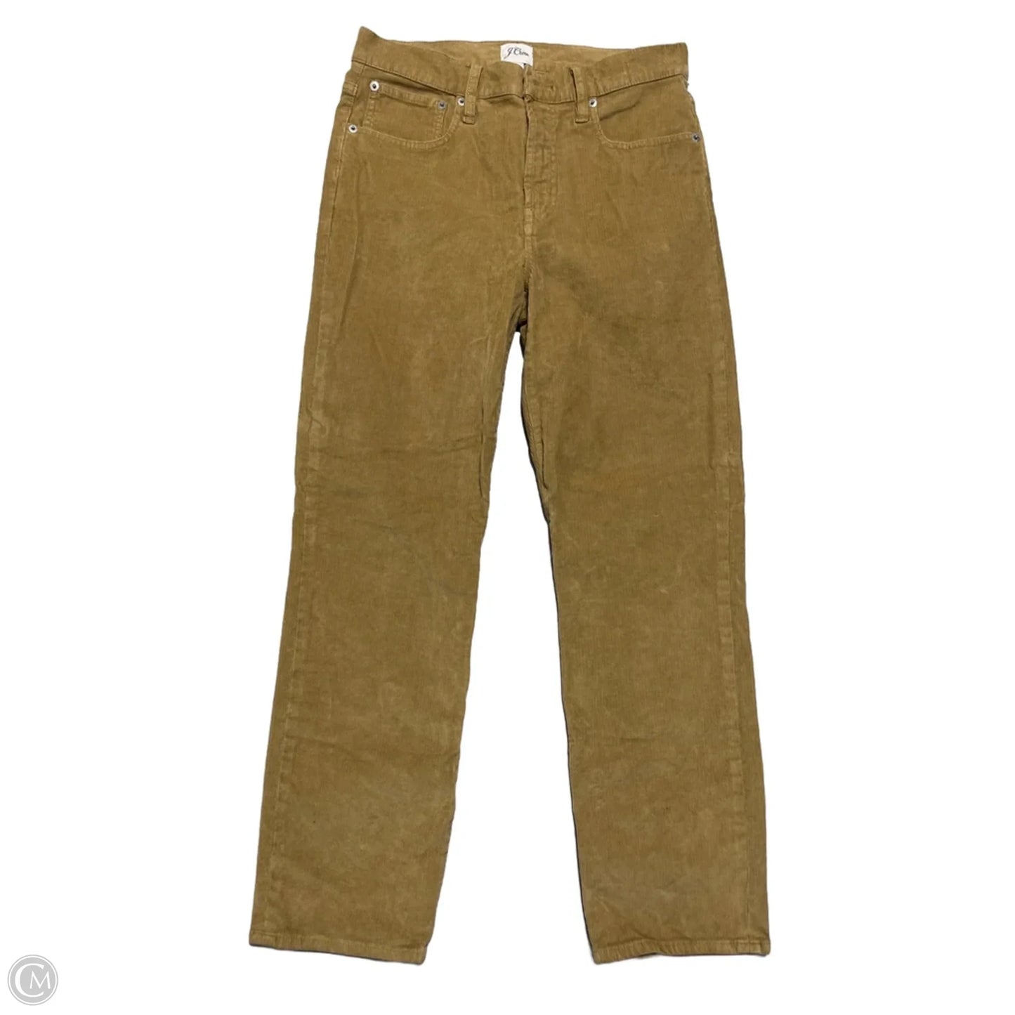Jeans Straight By J. Crew In Tan, Size: 8
