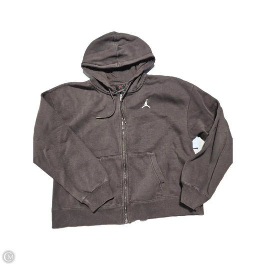 Jacket Luxury Designer By Jordan In Brown, Size: S