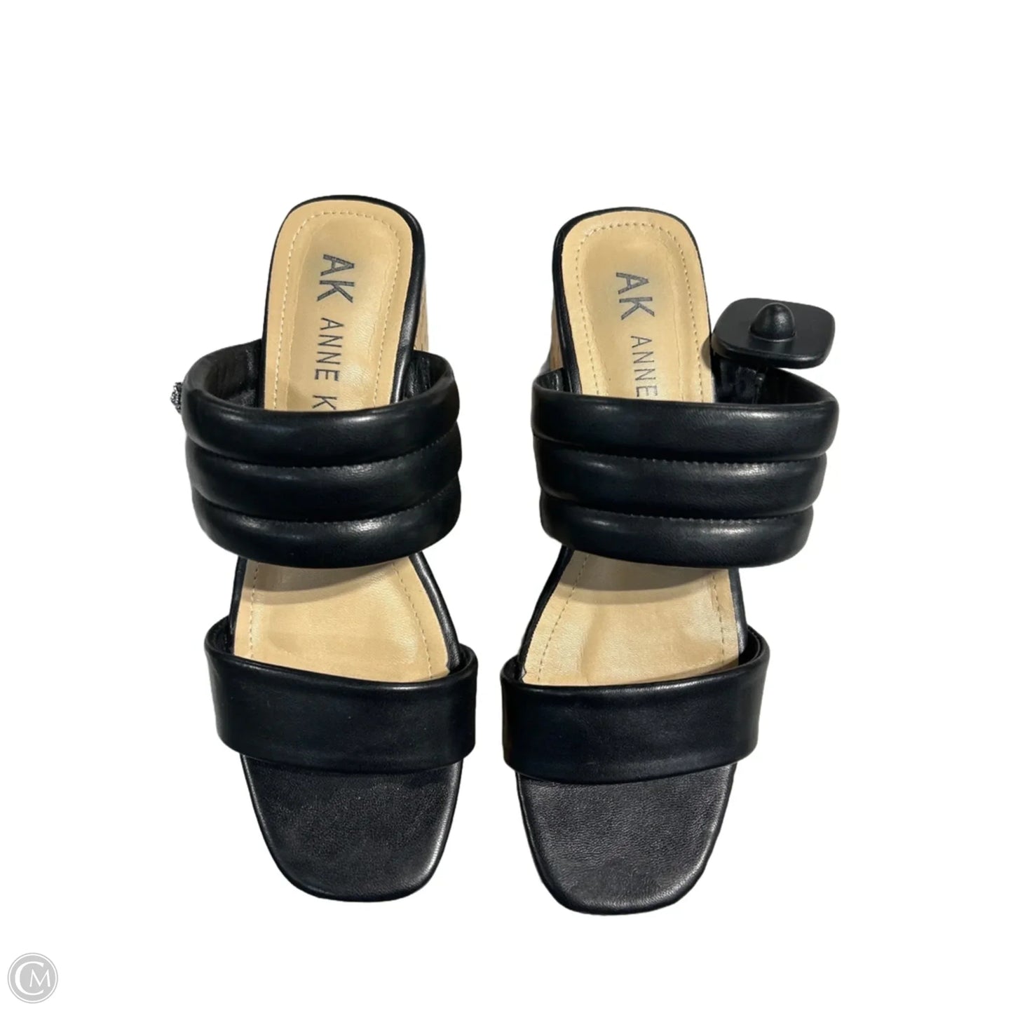 Sandals Heels Block By Anne Klein In Black, Size: 7.5