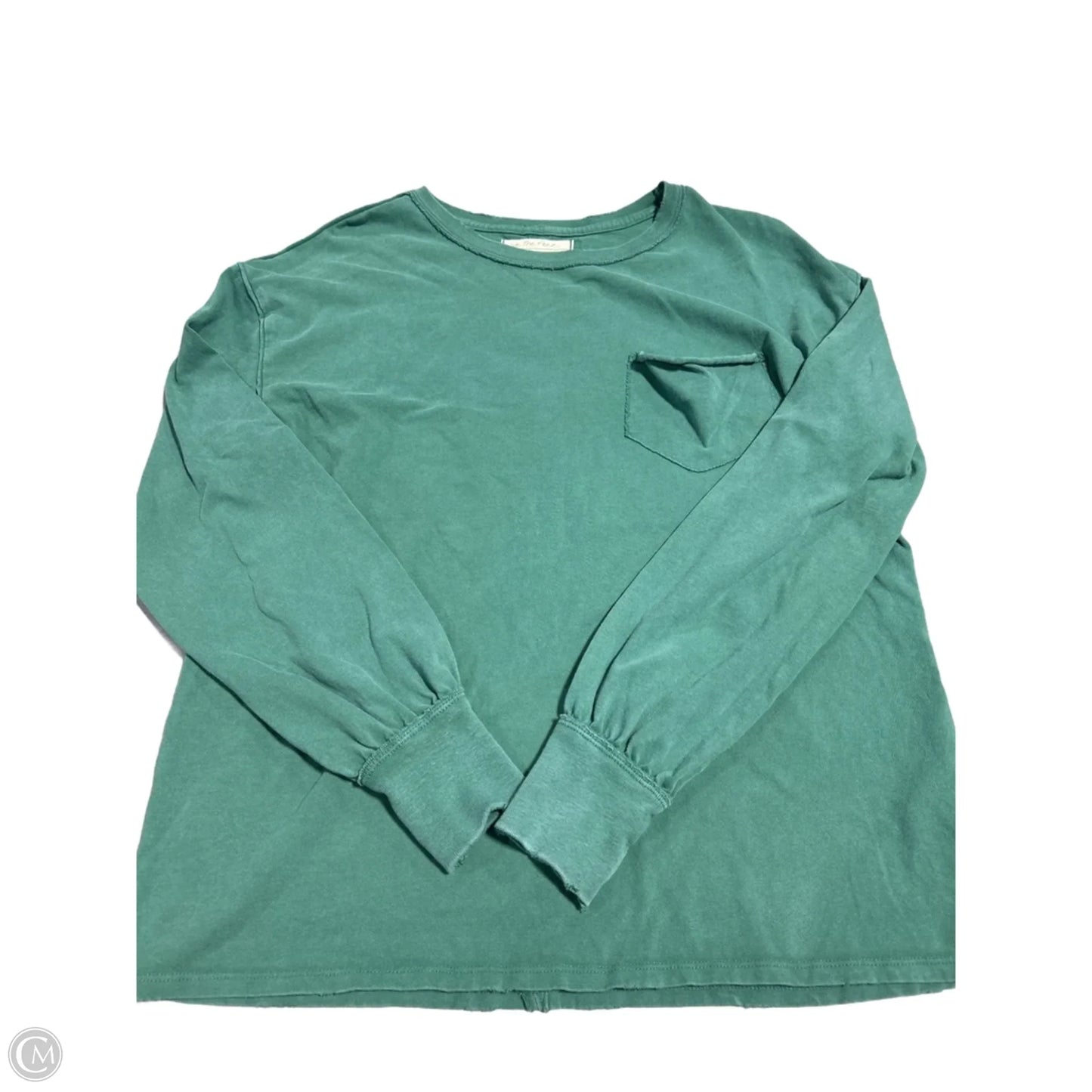 Top Long Sleeve By We The Free In Green, Size: Xs