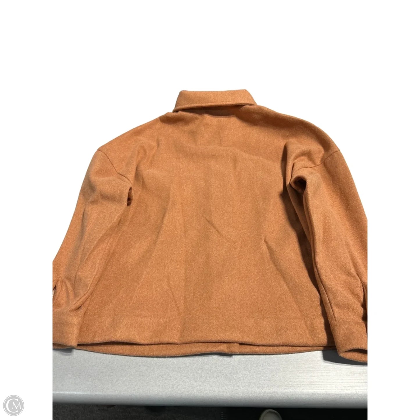 Jacket Faux Fur & Sherpa By Staccato In Orange, Size: S