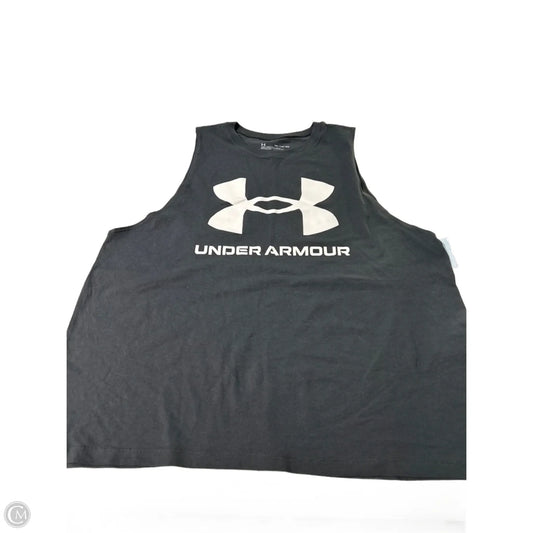 Athletic Tank Top By Under Armour In Black, Size: Xxl