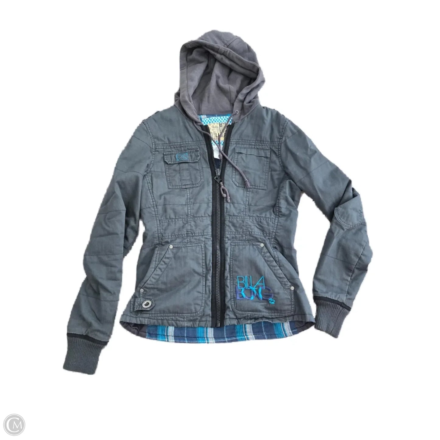 Coat Other By Billabong In Grey, Size: M